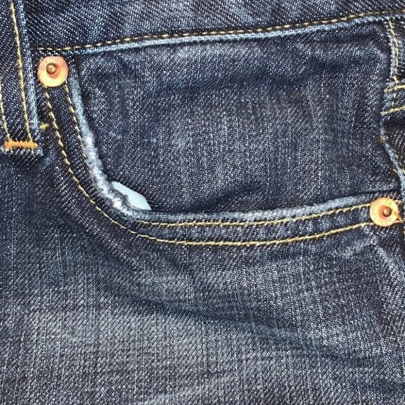 7 for all mankind man bootcut dark Wash stretch jeans size 28 - Picture 15 of 16